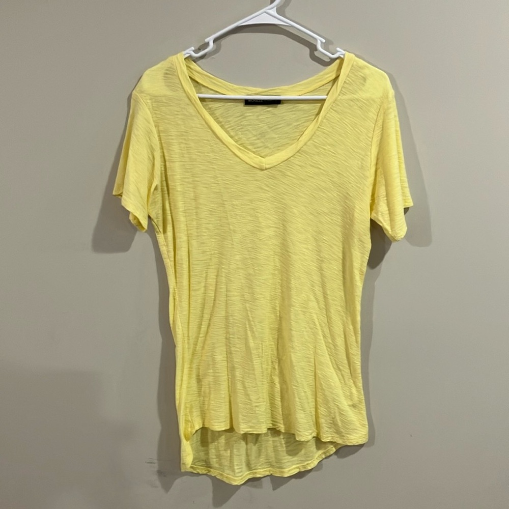 V neck T shirt - hang over shoulder